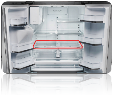 Comment Nettoyer / Retirer la vitre en verre au-dessus du bac à légumes du Réfrigérateur ?