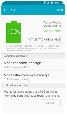 Comment utiliser l'application Smart Manager sur mon Samsung Galaxy s6 Edge?