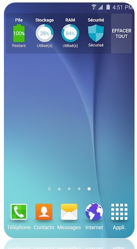 Comment utiliser l'application Smart Manager sur mon Samsung Galaxy s6 Edge?