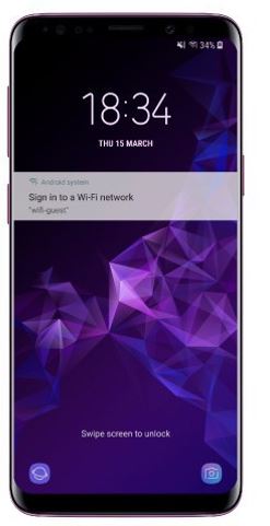 Galaxy S9 standard bakgrunnsbilder har blitt spesielt utviklet for å forbedre og forenkle bruk
