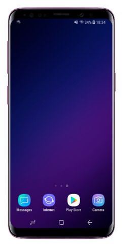 Galaxy S9 standard bakgrunnsbilder har blitt spesielt utviklet for å forbedre og forenkle bruk