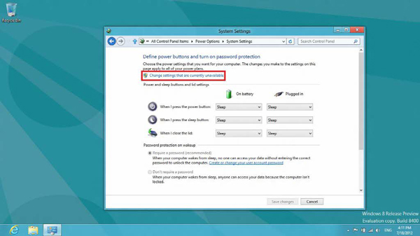 Click 'Change settings that are currently unvailable' and select Hibernate to show in Power menu