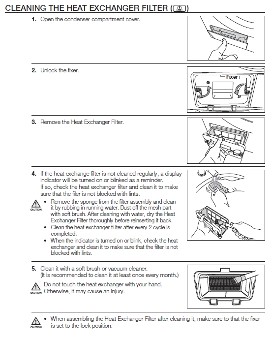 Care And Cleaning of your Samsung Dryer