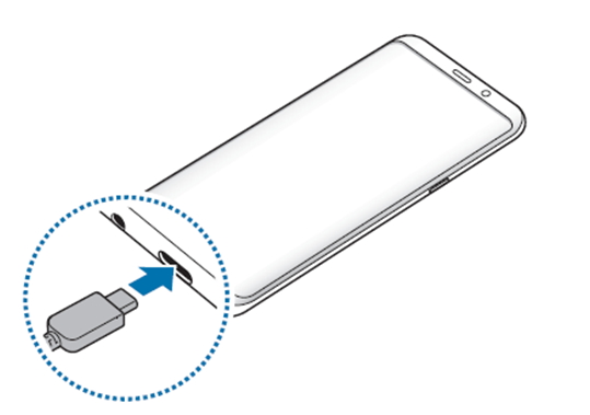 S8-Basic > How to charge the battery of Galaxy S8/S8+ for the first time?