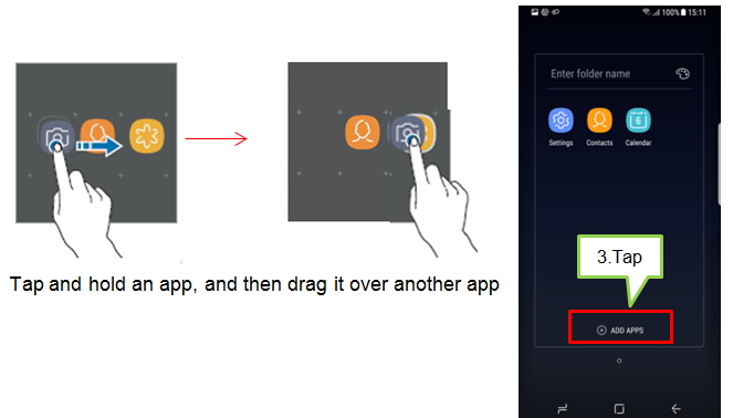 S8-Basic > How to create folders for similar applications?