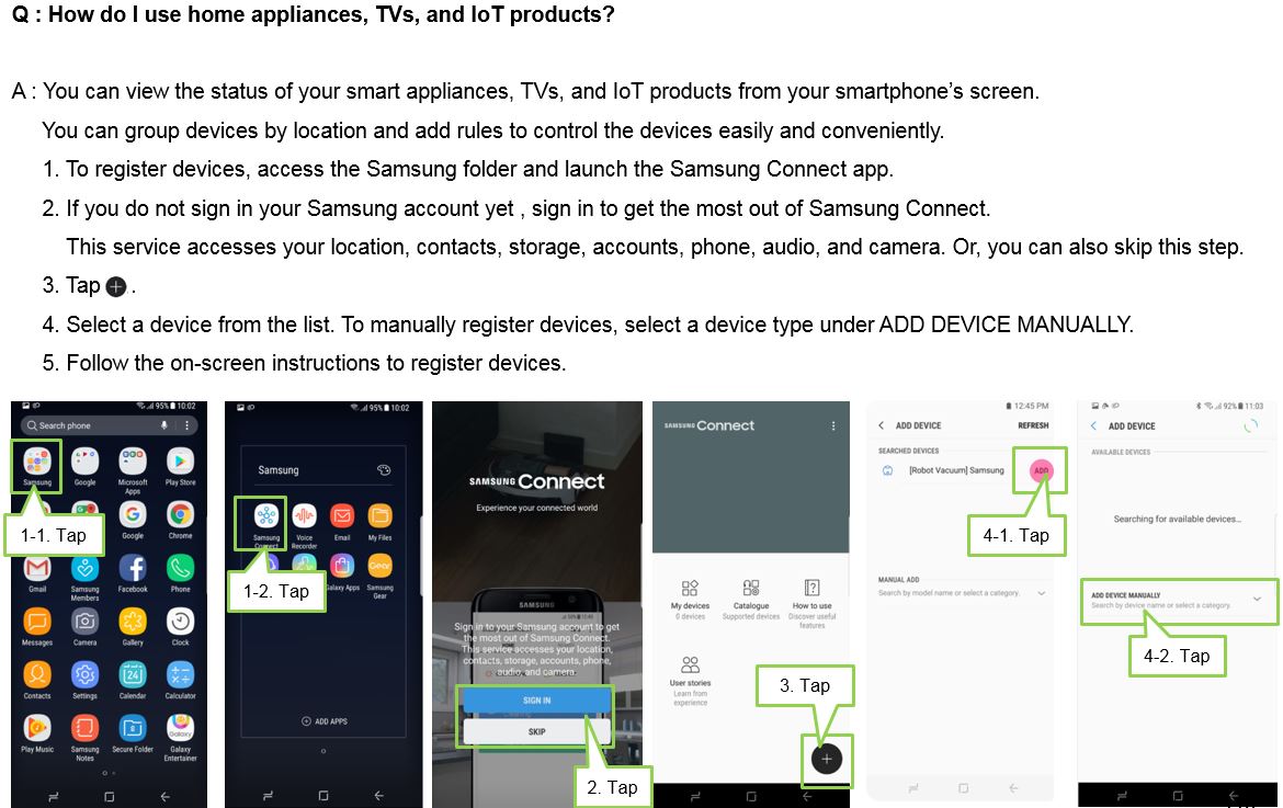 S8 - How do I use home appliances, TVs, and IoT products?