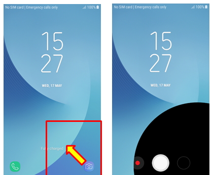 Bagaimana cara quick launch / mengakses kamera dengan cepat pada Galaxy J5 / J7 Pro 2017