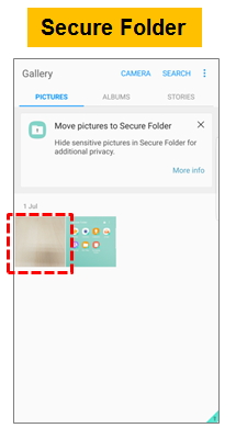 Galaxy J5/J7 2017: Secure Folder > How do I move content to the Secure Folder?