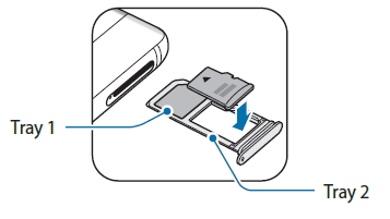 Galaxy Note 8: How to install the memory card?