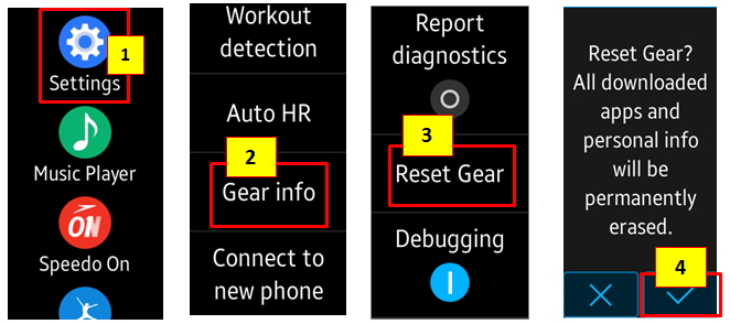 gear fit 2 pro not tracking steps