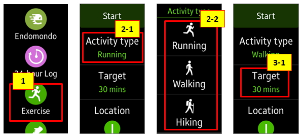 Gear Fit2 Pro: How to use Exercise feature?