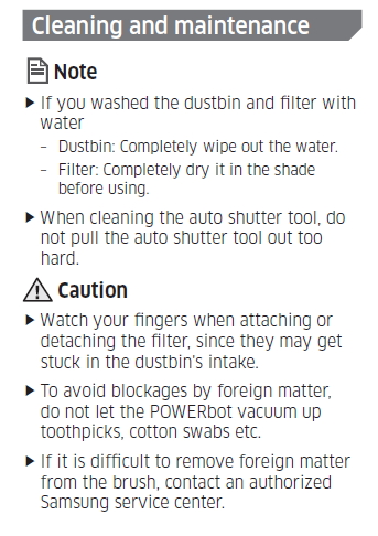 Cleaning and maintaining guide
