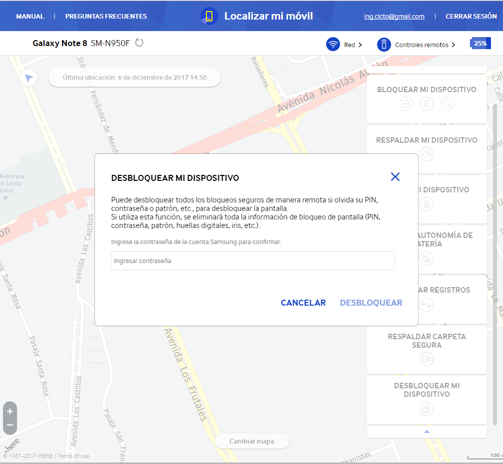 ¿Cómo puedo desbloquear mi equipo remoto si no recuerdo contraseña, código PIN o modelo?