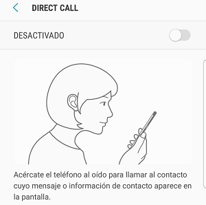 ¿Cómo activar la función de llamada directa de mi Samsung Galaxy?