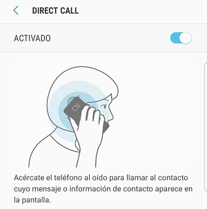 ¿Cómo activar la función de llamada directa de mi Samsung Galaxy?