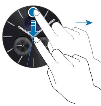 Bagaimana cara kembali ke layar sebelumnya pada Galaxy Gear S3?