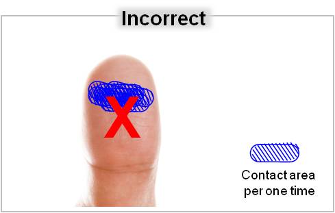 Sometimes my device doesn’t recognize my fingerprint. What should I do?