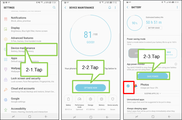 Galaxy Note8 battery usage time seems to be shorter than the previous devices.