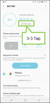Galaxy Note8 battery usage time seems to be shorter than the previous devices.