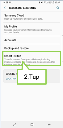 Galaxy Note 8 :How do I backup my device data on external storage?