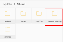 Galaxy Note 8 :How do I backup my device data on external storage?