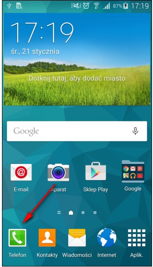 Ikonę Telefon