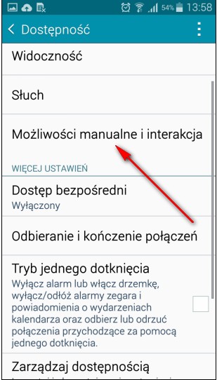 Możliwości manualne i interakcja