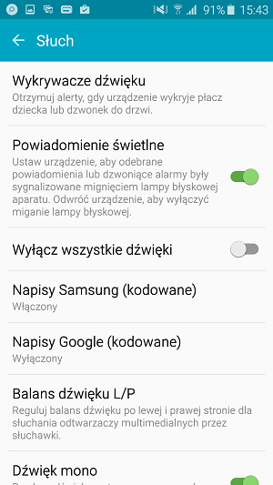 Wybieramy opcję „Słuch”2