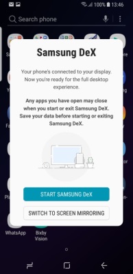 Na ekranie smartfona wybierz tryb ekranu