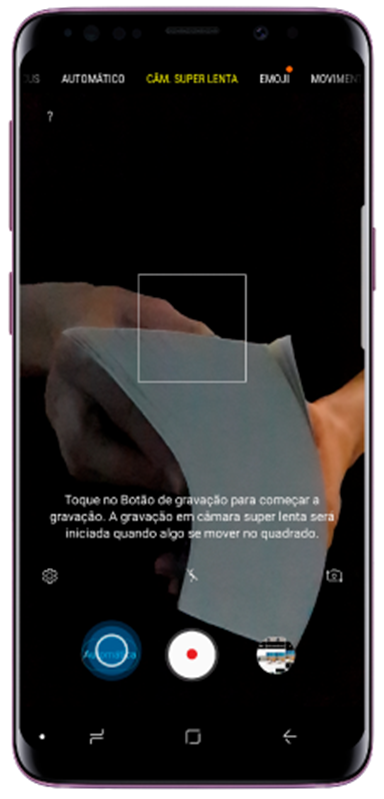 Certifique-se de que o modo está definido para Auto”