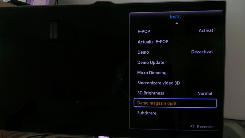 Deasemeni modul Demo magazin