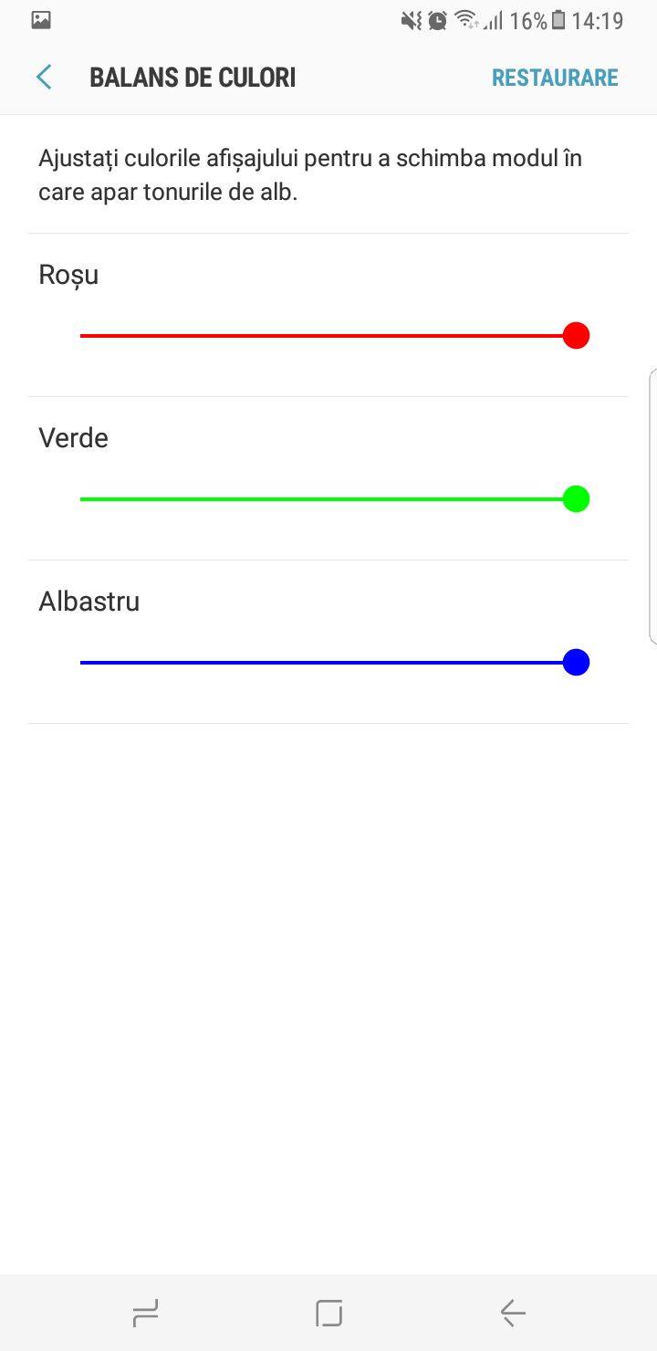 Accesati Balans de culori