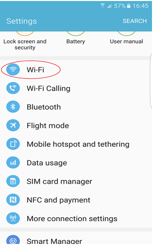 Settings - Forgot A Network