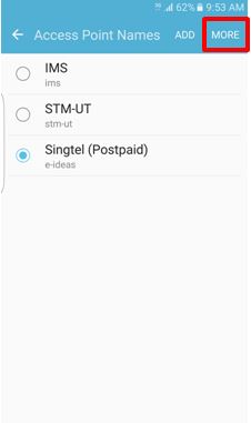 Setting up APN Setting