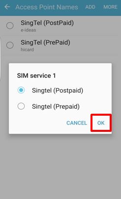 Setting up APN Setting