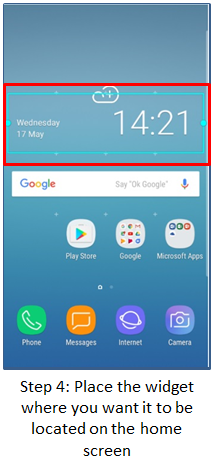 How do I add widgets to the Home screen?