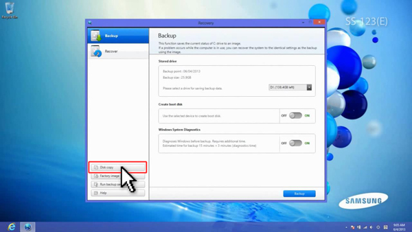 Click Disk copy