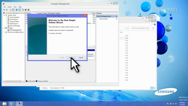 Window 8: Click Next Window 8: Click Next