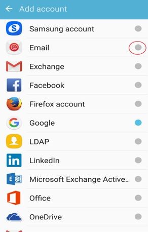 Samsung Smartphone: How to configure my email account