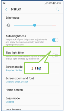 Tap Blue Light Filter