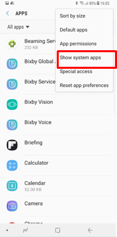 Samsung Galaxy Note 8 is not responding while using the Contacts App