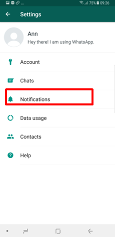 Samsung Galaxy Note 8 Edge Lighting does not work properly when receiving WhatsApp message