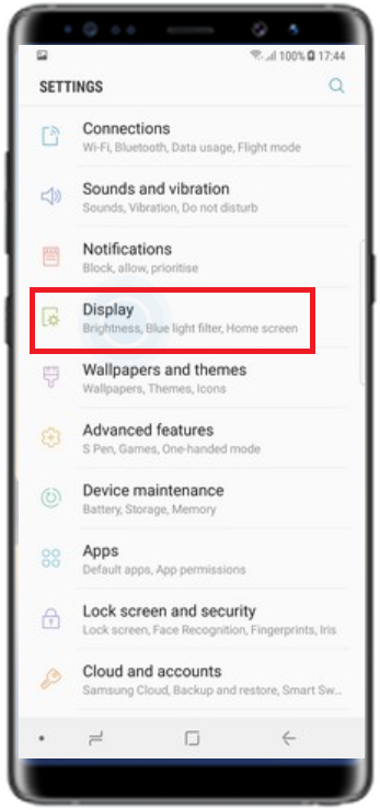 Samsung Galaxy Note 8 Edge Lighting does not work properly when receiving WhatsApp message