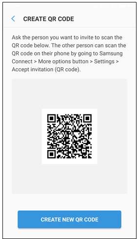 Tap Create New QR Code