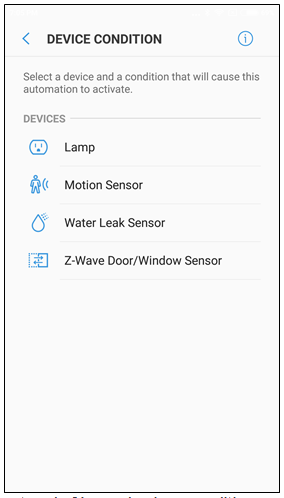 Tap Based on a device status