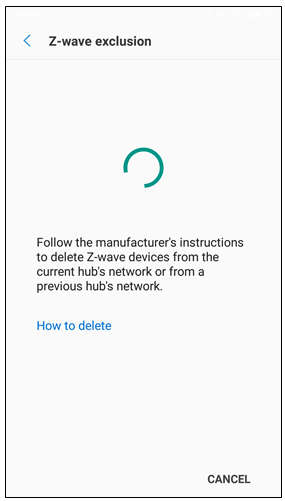 Physical exclusion procedure on the device