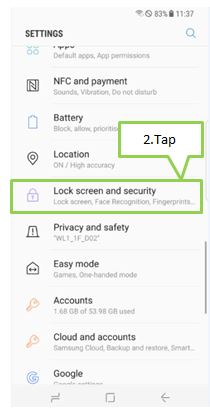 Samsung Galaxy S8/S8+ - How do I register my Iris for Iris recognition on lock screen?