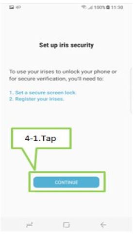 Samsung Galaxy S8/S8+ - How do I register my Iris for Iris recognition on lock screen?
