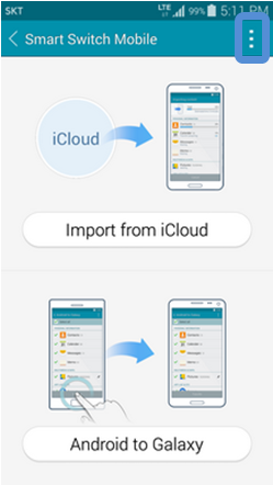 How can I backup my data to SD card using Smart Switch Mobile?