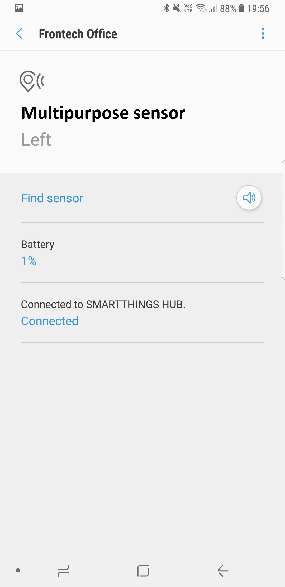 Samsung SmartThings Multipurpose sensor isn't reporting or is stuck on open or closed